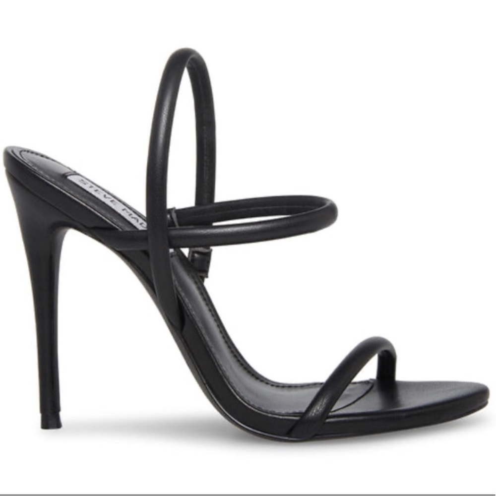 Steve Madden Carolena size 10 Brand New Black Strappy Heels Sling Back Sandel